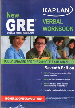 تصویر کتاب کاپلان جی آر ای وربال ورک بوک (Kaplan GRE Verbal WorkBook) (Seventh 7 Edition)