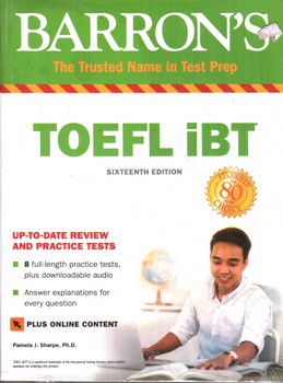 تافل بارونز TOEFL iBt Sixteenth Edition + DVD