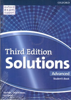 تصویر کتاب سولوشن ادونس  Solutions Advanced (With workbook) (third edition)