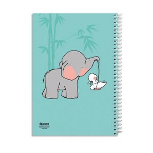 تصویر دفتر نقاشی فیلی رحلی شومیز فانتزی 40 برگ الیپون (کد 2531575)